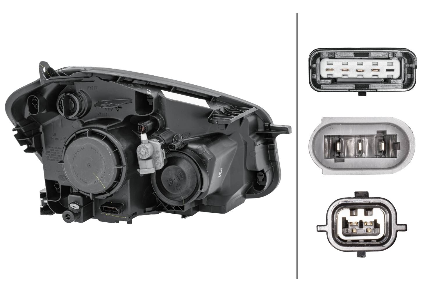 HELLA 1EL 010 335-051 DE/Halogen-Hauptscheinwerfer - links - für u.a. Nissan (Dfac) Qashqai (J10)-3