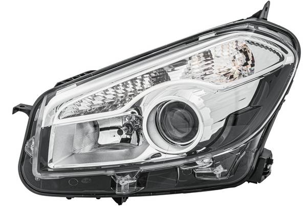 HELLA 1EL 010 335-051 DE/Halogen-Hauptscheinwerfer - links - für u.a. Nissan (Dfac) Qashqai (J10)
