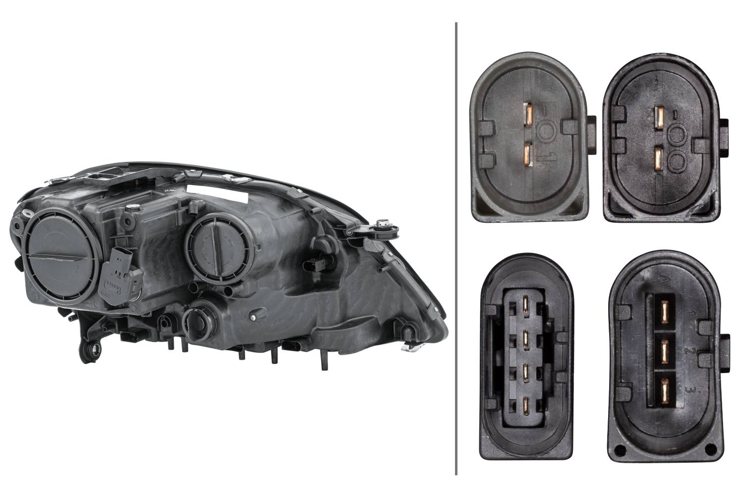 HELLA 1EL 263 064-011 DE/FF/Halogen-Hauptscheinwerfer - links - für u.a. MB M-Class (W164)-3