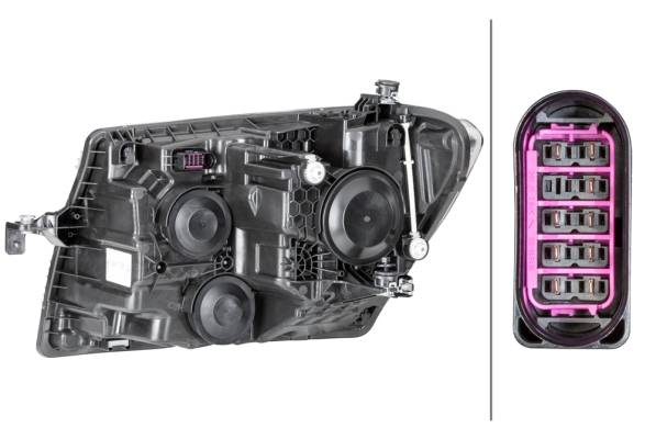 HELLA 1EB 012 830-021 FF-Hauptscheinwerfer - rechts - für u.a. VW Crafter Box (Sy_, Sx_)-0