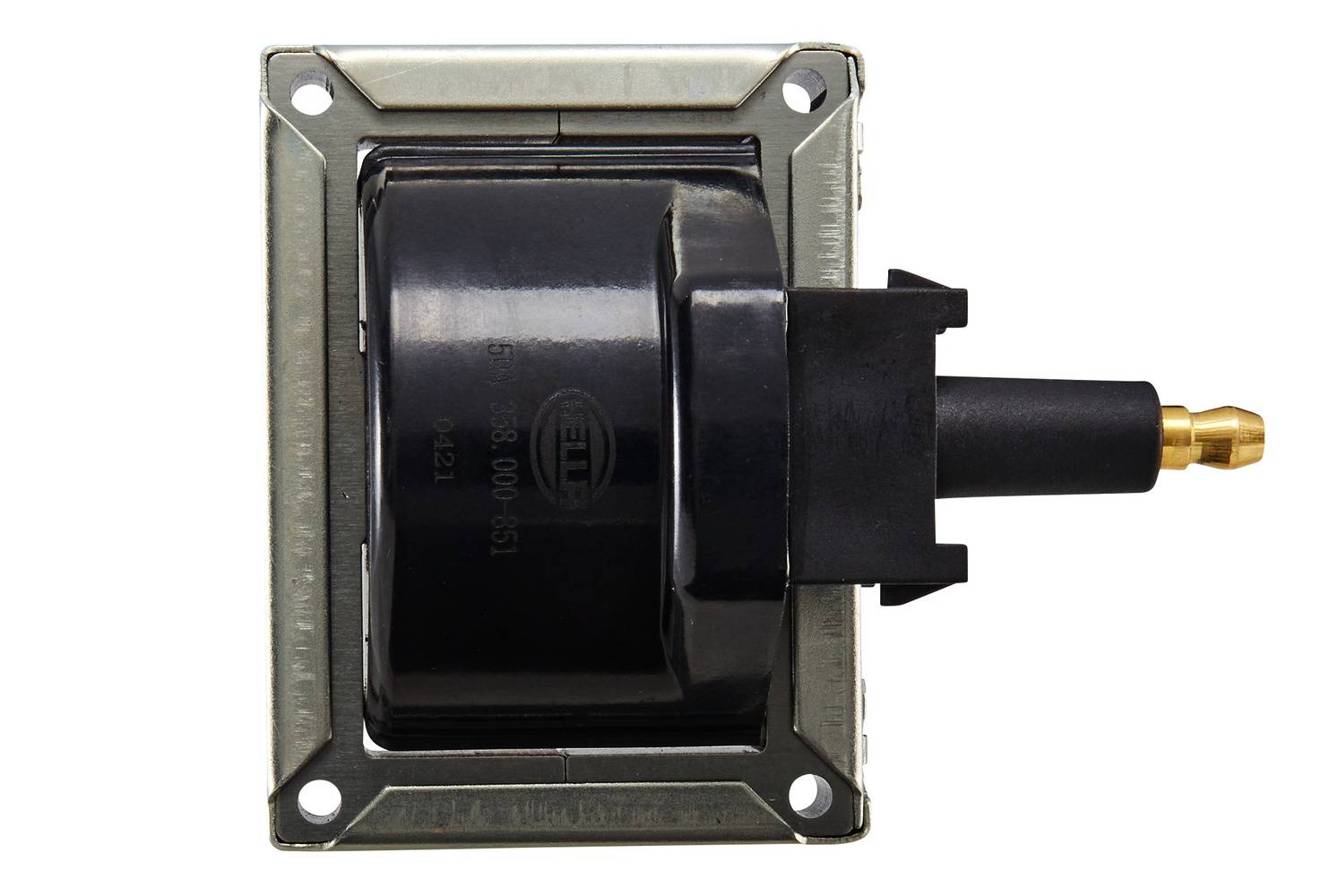 HELLA 5DA 358 000-851 Zündspule - 12V - 3-polig - Verteilerzündspule - geschraubt-2