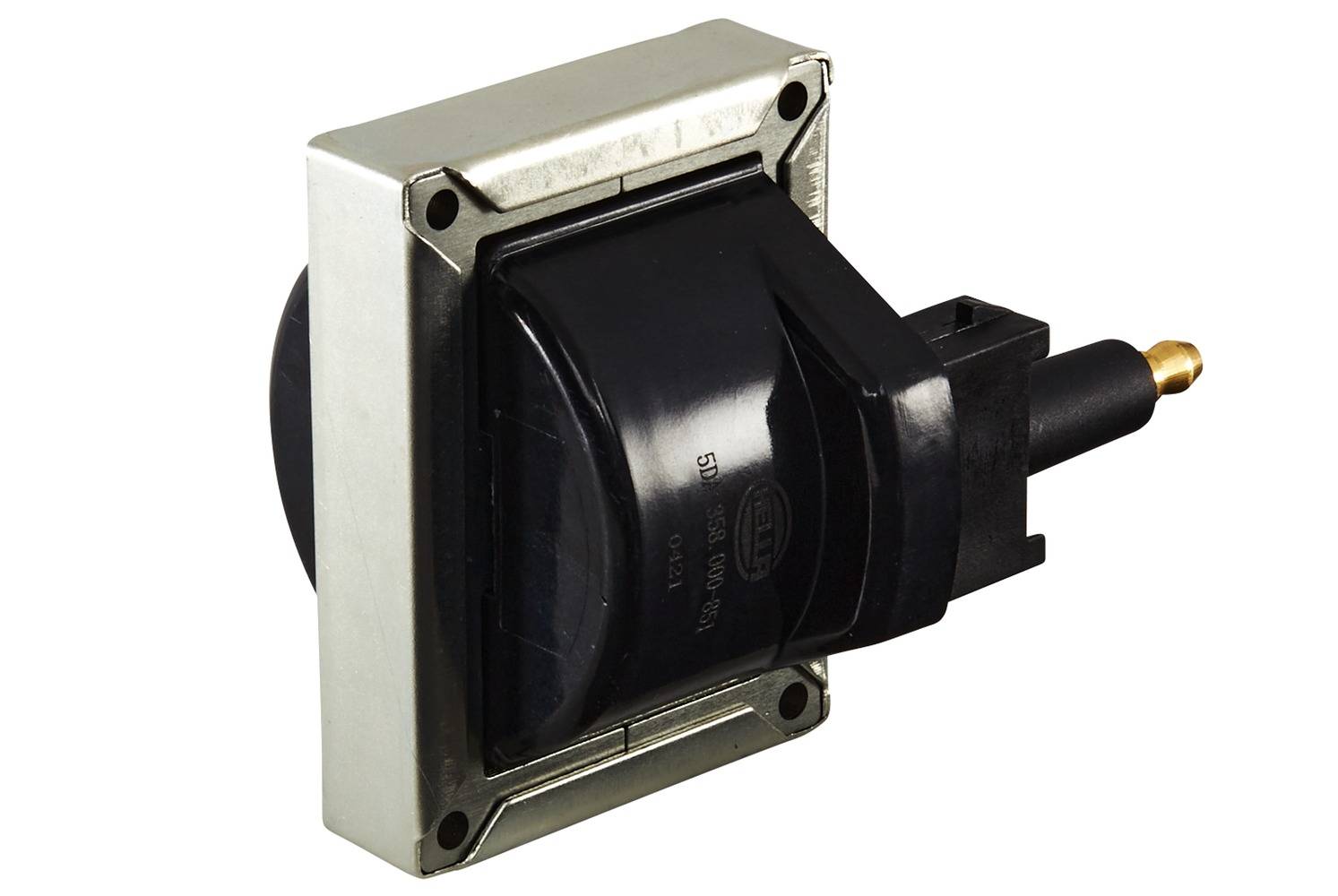 HELLA 5DA 358 000-851 Zündspule - 12V - 3-polig - Verteilerzündspule - geschraubt-3