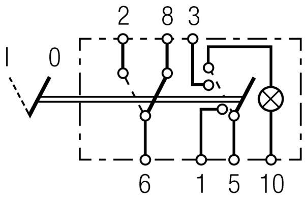 HELLA 6HH 004 570-451 Warnblinkschalter - 12V - Ausstattungsvar.: I-0 - Anschlussanzahl: 7 - Einbau-2