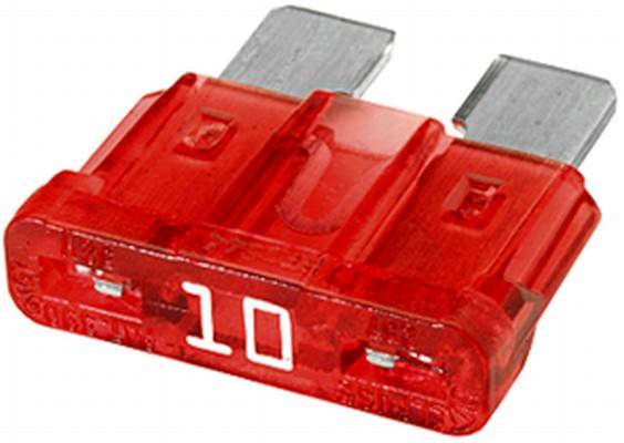 HELLA 8JS 711 686-821 Sicherung - ATO - 10A - rot - Menge: 5-3