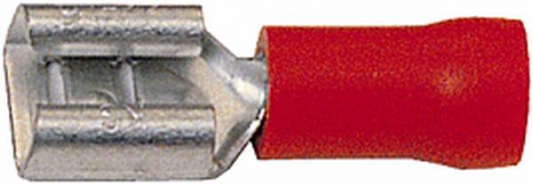 HELLA 8KW 044 036-003 Leitungsverbinder - rot - von: 0.5mm² - bis: 1.0mm² - Flachsteckhülse - 6,3 x-2