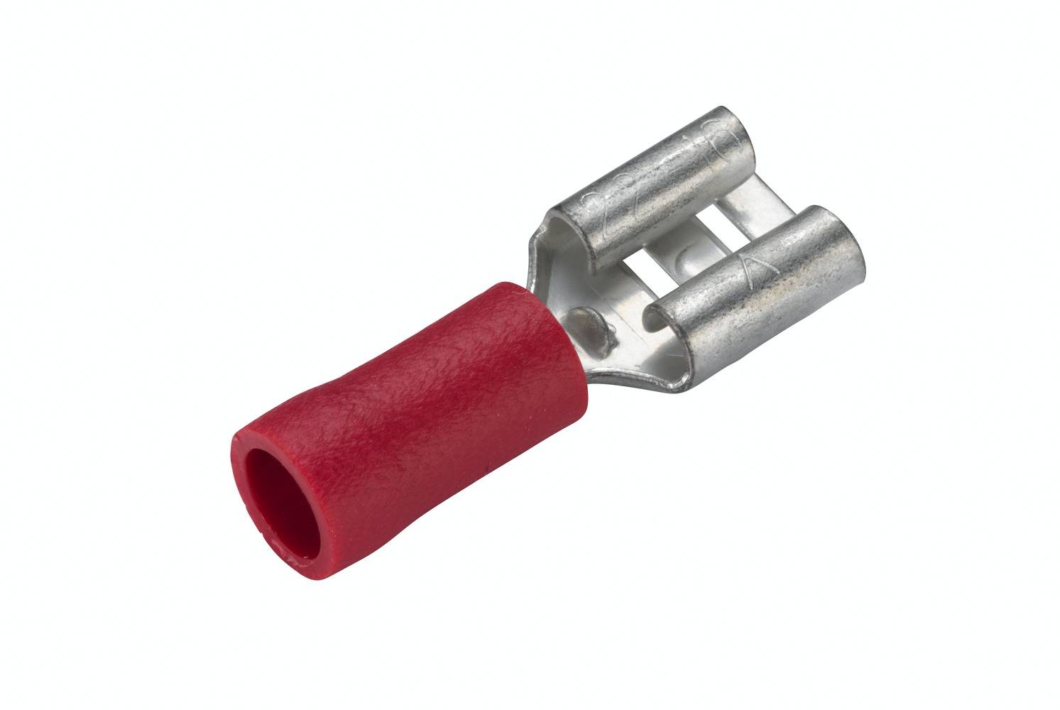 HELLA 8KW 044 036-003 Leitungsverbinder - rot - von: 0.5mm² - bis: 1.0mm² - Flachsteckhülse - 6,3 x-3