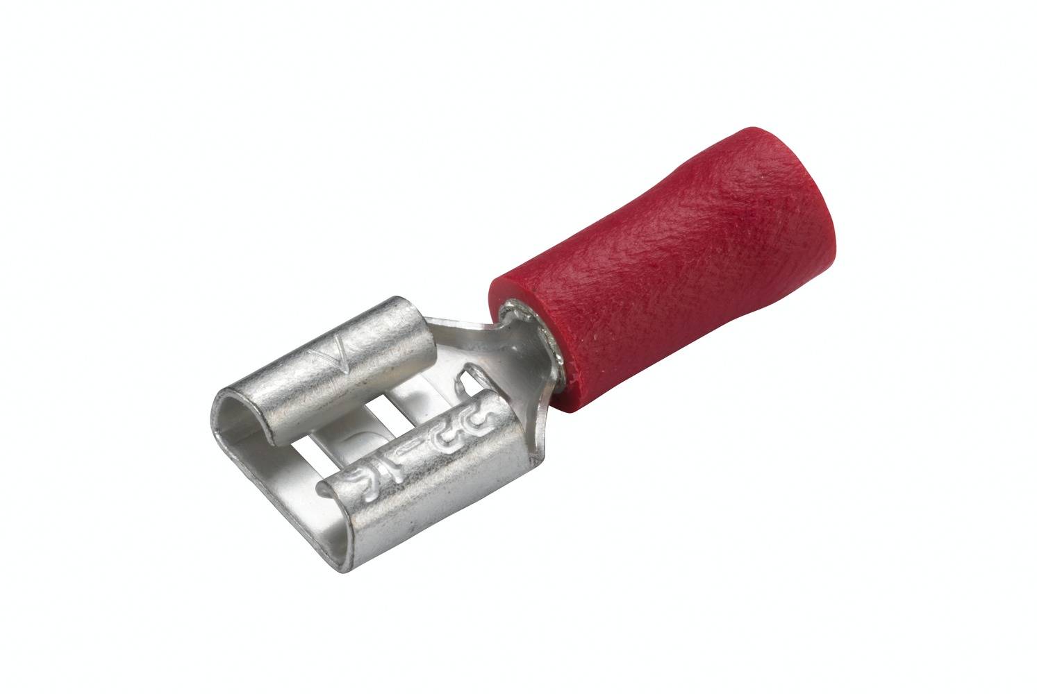 HELLA 8KW 044 036-003 Leitungsverbinder - rot - von: 0.5mm² - bis: 1.0mm² - Flachsteckhülse - 6,3 x-0