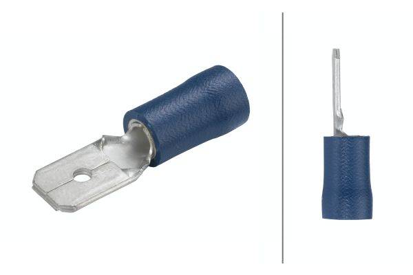 HELLA 8KW 044 288-003 Leitungsverbinder - blau - von: 1.5mm² - bis: 2.5mm² - Flachstecker - 6,3 x 0,-1