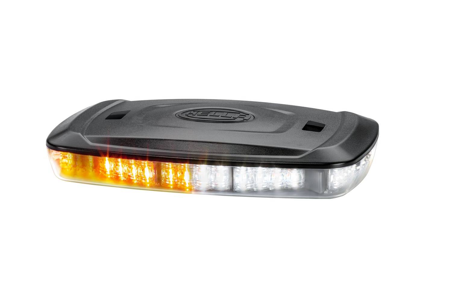 HELLA 2RL 014 566-421 LED-Warnleuchte - Micro Lightbar - 12/24V - Magnetbefestigung - glasklar - gel-1