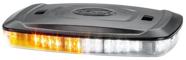 HELLA 2RL 014 566-421 LED-Warnleuchte - Micro Lightbar - 12/24V - Magnetbefestigung - glasklar - gel-0