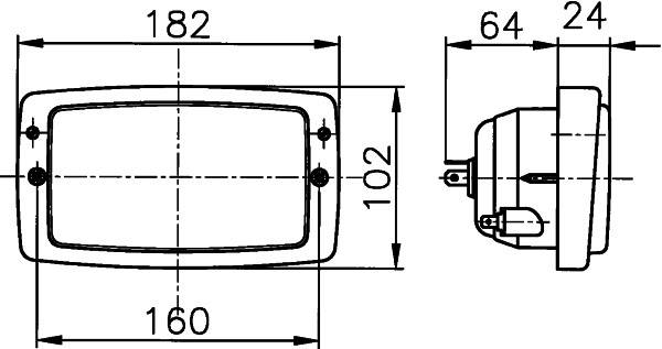 HELLA 1GD 996 018-517 Halogen-Arbeitsscheinwerfer - Modul 6213 - 12/24V - Einbau - Nahfeldausleuchtu-0
