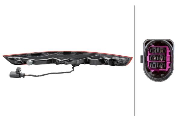 HELLA 2ZR 011 501-121 Heckleuchte - LED - rechts/unten - für u.a. Porsche Macan (95B)-1
