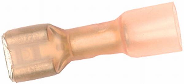 HELLA 8KW 744 762-003 Leitungsverbinder - rot - von: 0.5mm² - bis: 1.0mm² - Flachsteckhülse - 4,8 x-4