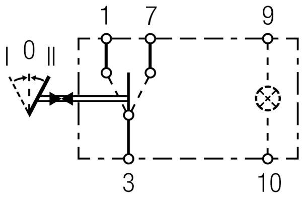 HELLA 6GM 007 832-241 Schalter - Wippbetätigung - Ausstattungsvar.: I->0-3