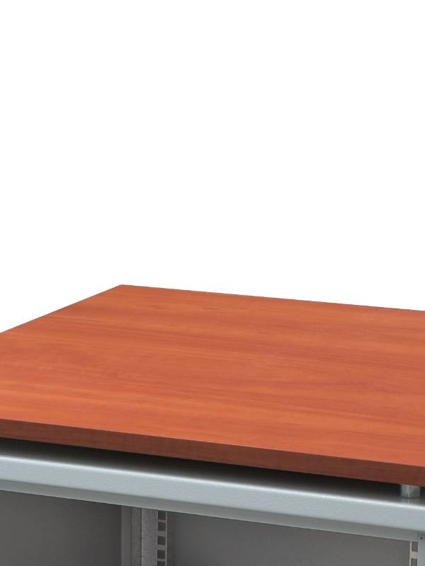 19"-Netzwerkschrank SJB - 10 HE - BxT 600x600 mm - Glastür - Rückwand - lichtgrau-3