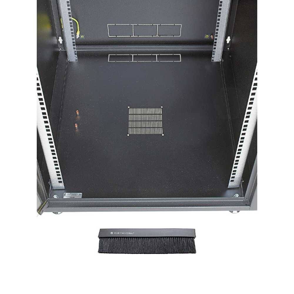 19"-Netzwerkschrank SJB - 10 HE - BxT 600x600 mm - Vollblechtür - Rückwand - schwarz-1