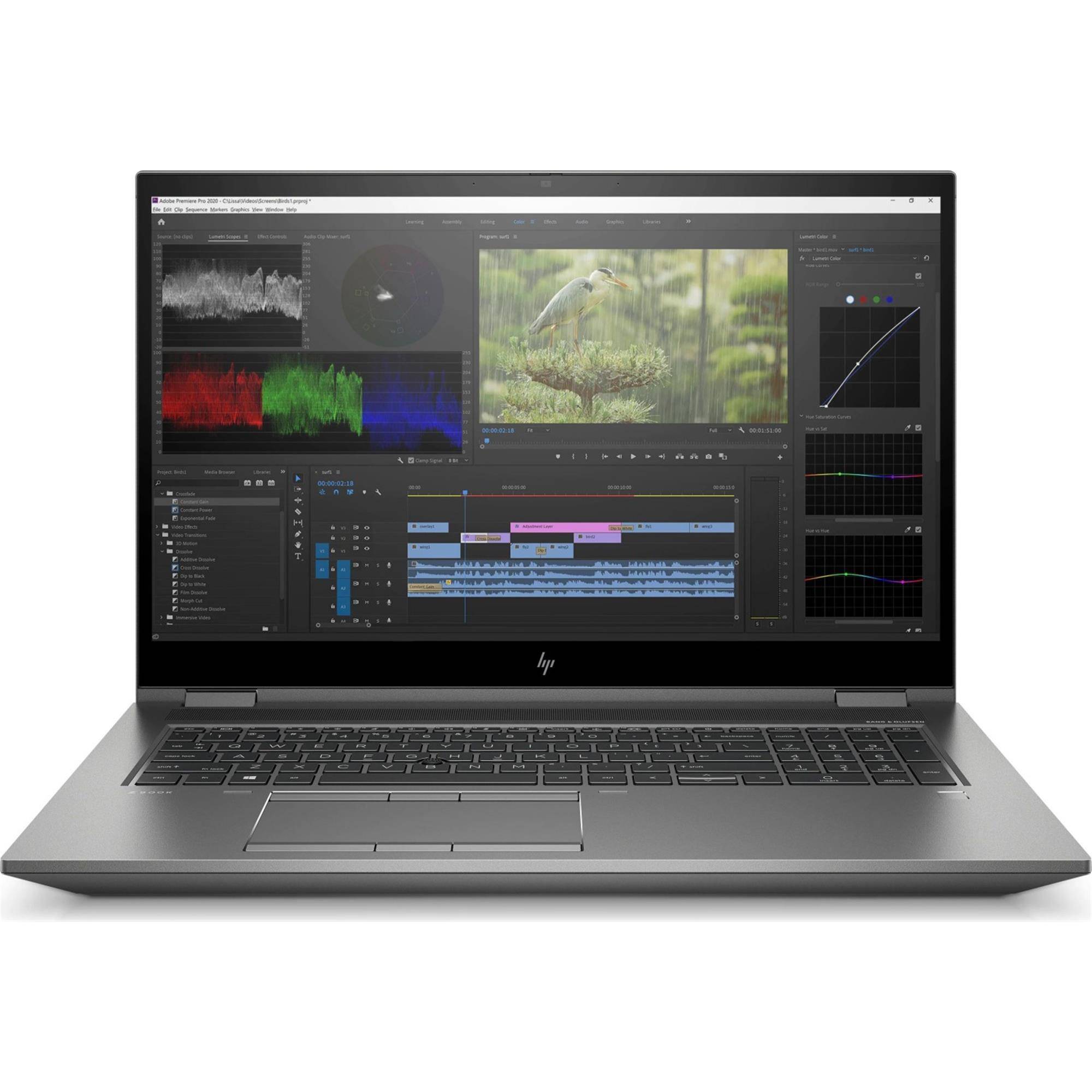 HP ZBook Fury 17 G8 i7-11850H 17.3" FHD Webcam FP Win 11 Pro DE 16 GB 1 TB SSD-2