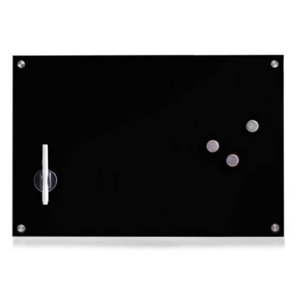 ZELLER - Glas-Magnettafel 60.0 x 40.0 cm schwarz