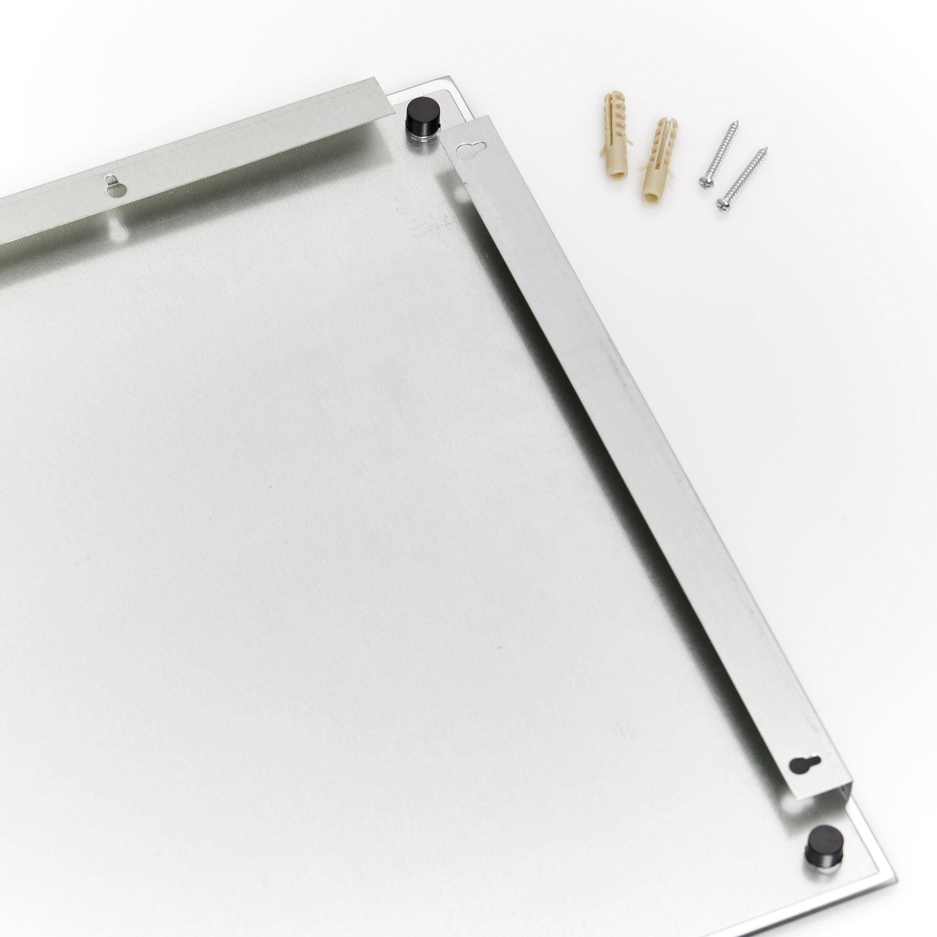 ZELLER - Glas-Magnettafel 60.0 x 40.0 cm Schiefer anthrazit-2