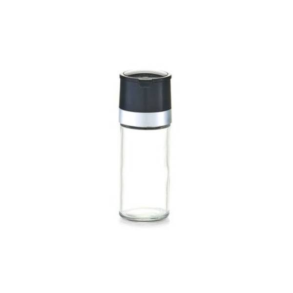 Salz-/Pfeffermühle, Glas/Kunststoff, schwarz ca. Ø 4,5 x 12,5 cm