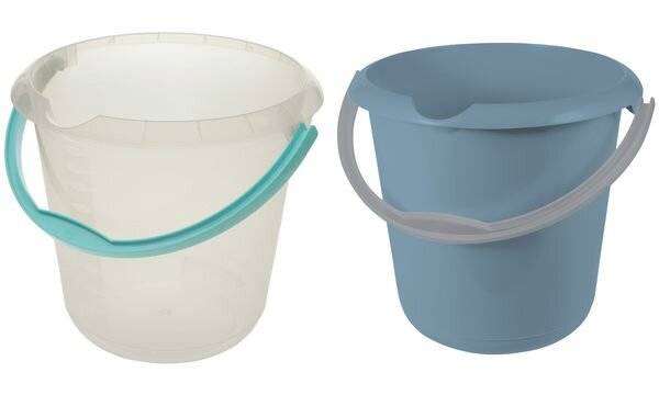 keeeper Putzeimer "mika", rund, 10 Liter, transparent-2