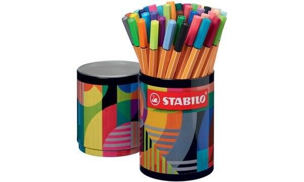 STABILO Fineliner point 88, 45er Metallrunddose ARTY-2