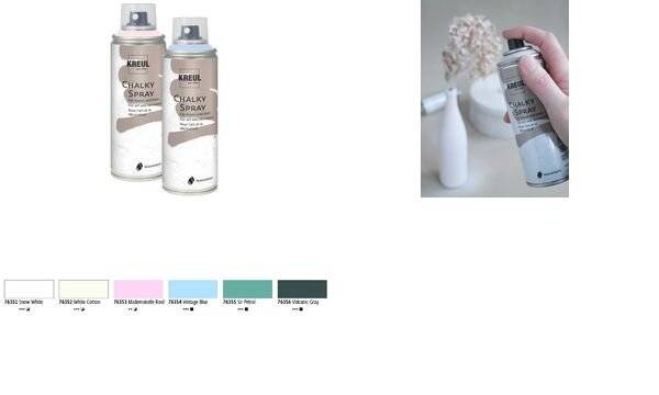 KREUL Sprühfarbe CHALKY SPRAY, Mademoiselle Rose, 200 ml (57602371)