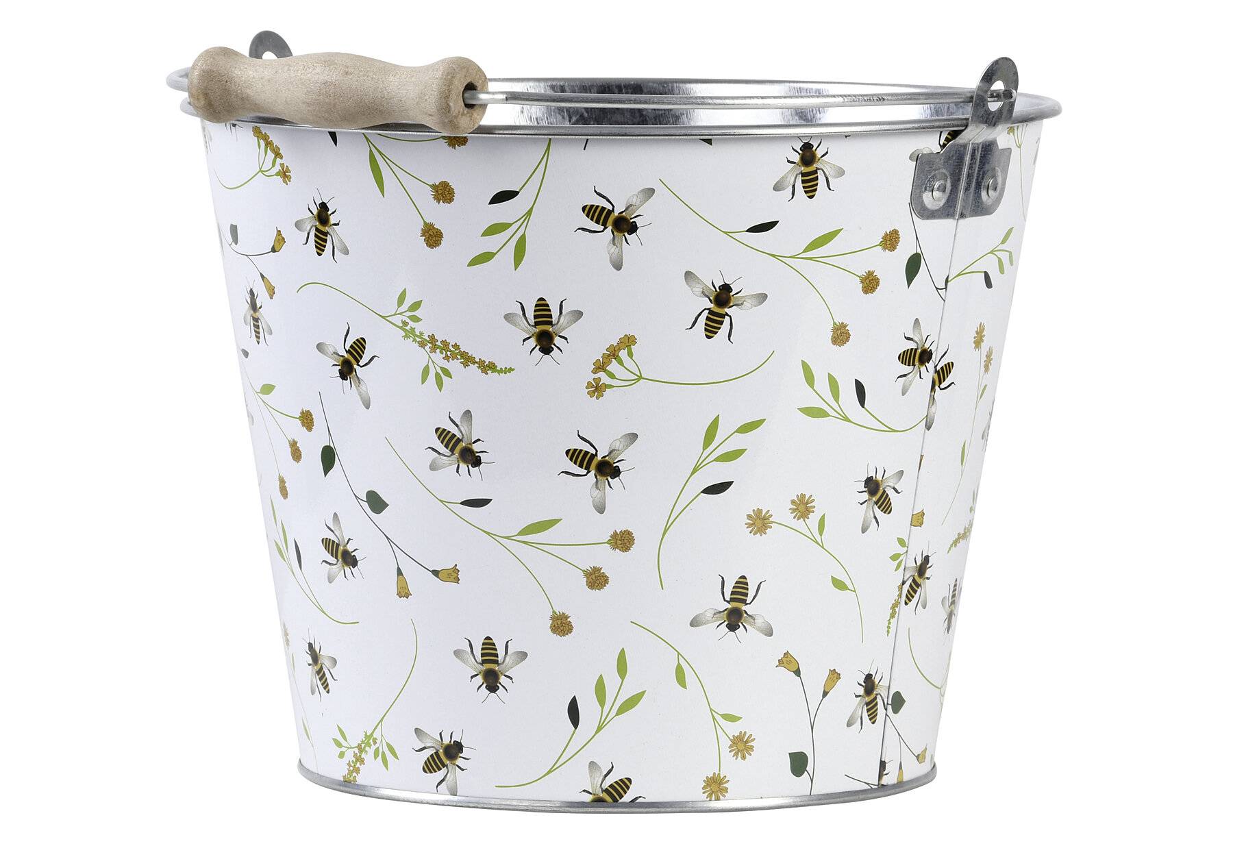 Esschert Design BEE Print Bucket Eimer,