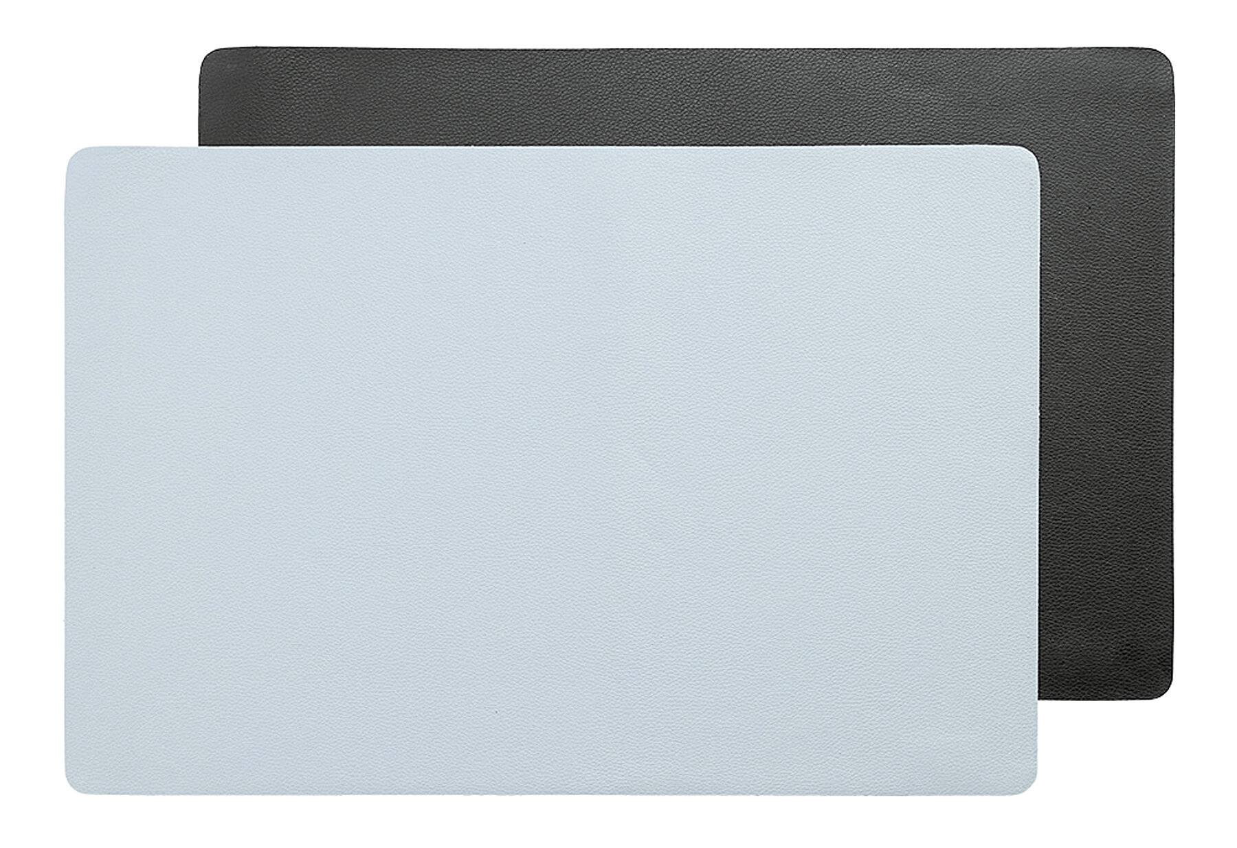 Platzset 'two tone', Kunstleder, mint/schwarz