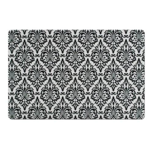 Platzset "Vintage", Kunststoff, schwarz ca. 43,5 x 28,5 cm-0