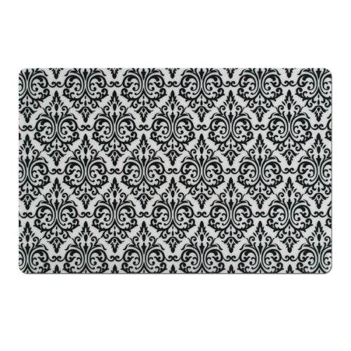 Platzset "Vintage", Kunststoff, schwarz ca. 43,5 x 28,5 cm