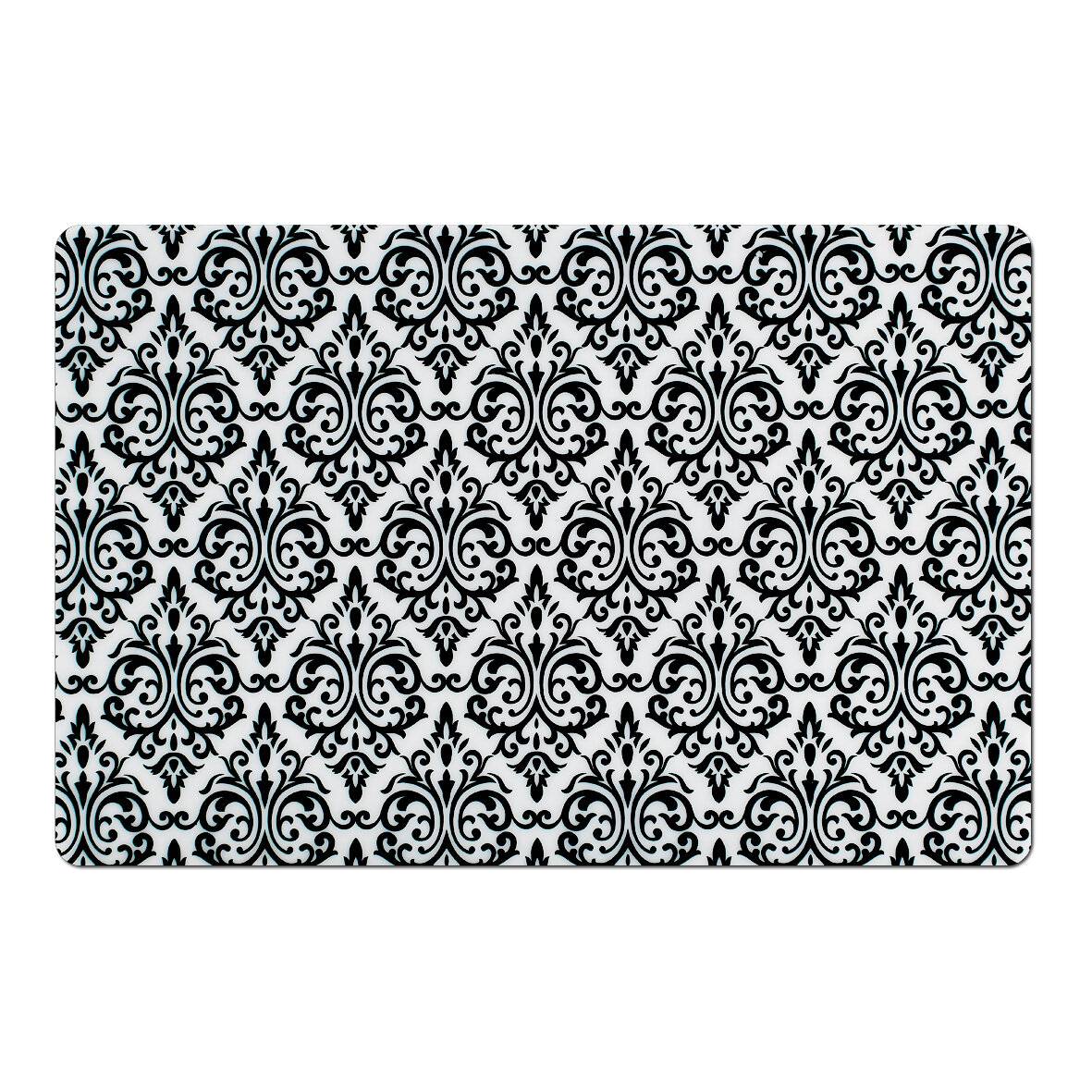Platzset "Vintage", Kunststoff, schwarz ca. 43,5 x 28,5 cm-1