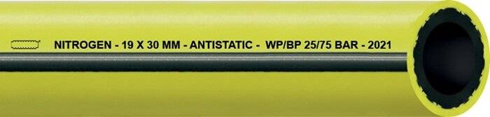 Stickstoffschlauch NITROGEN/YELLOW ID 19,5mm AD 30,0mm L.40 Gelb TEGUMA