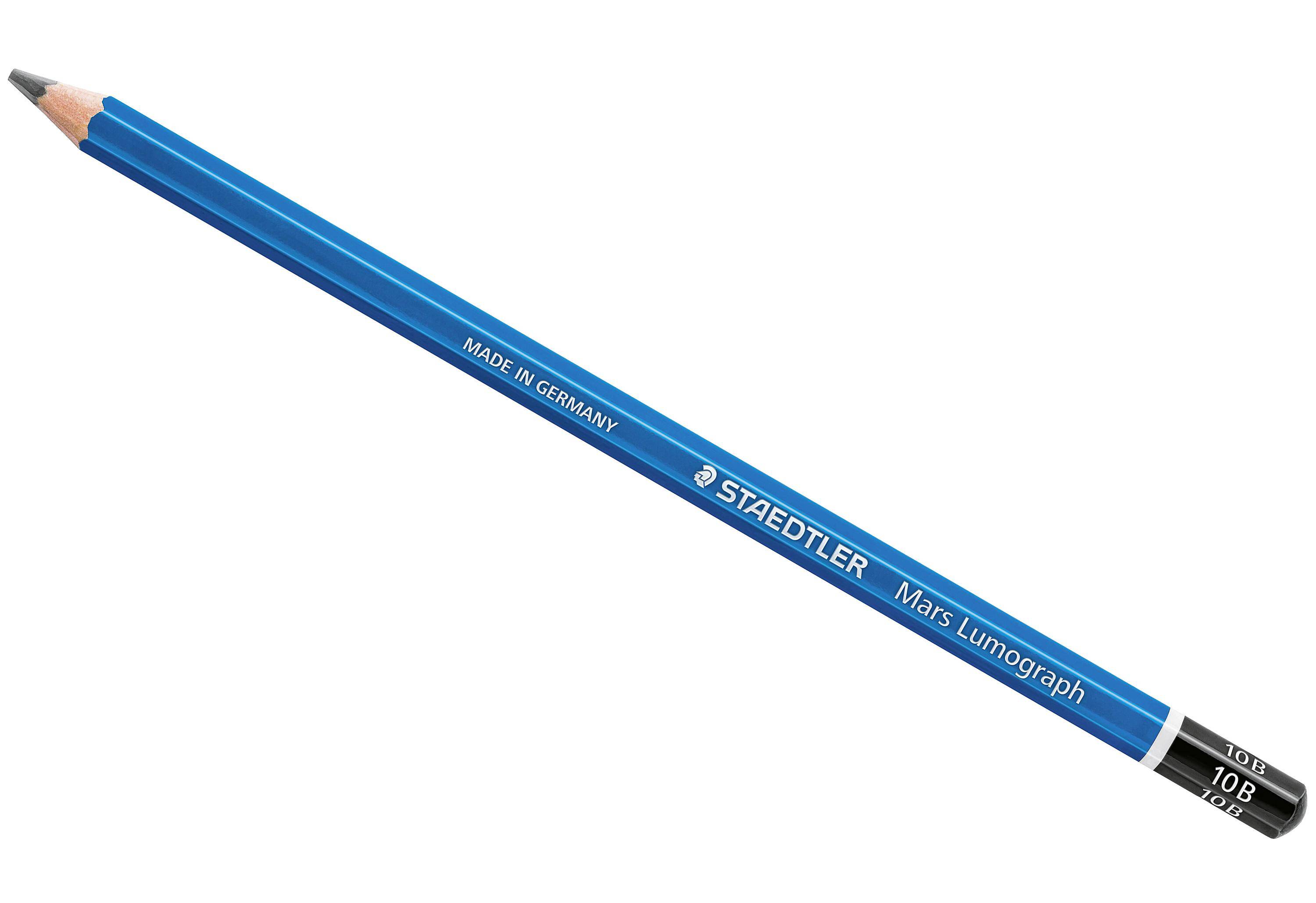 Bleistift Mars Lumograph 10B blau-1