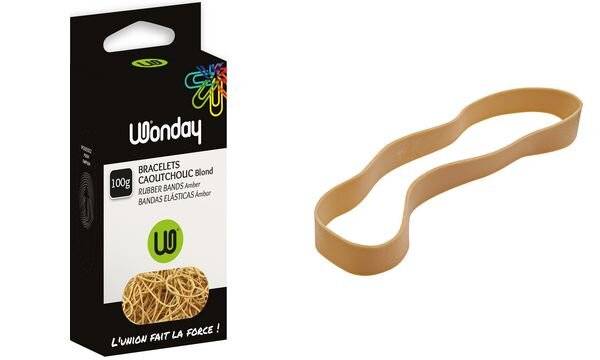 Wonday Gummibänder, natur, 140 mm, (B) 10 mm, 100 g (61452101)