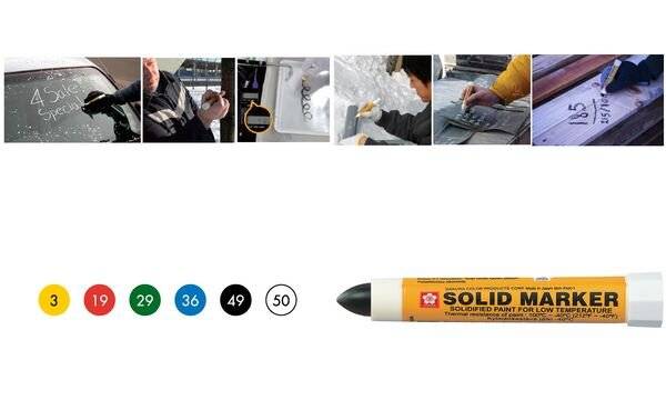 SAKURA Industriemarker SOLID MARKER LOW TEMPERATURE, blau-1
