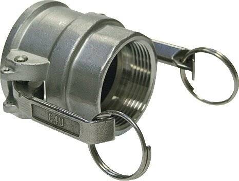 Hebelarmk.Kamlok Typ D VA (1.4408) m.PTFE Dicht.59,61mm 2 Zoll-0