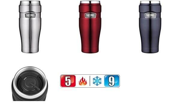 THERMOS® THERMOS® Isolierbecher Stainless King 0,47 l rot 4002.248.047-2