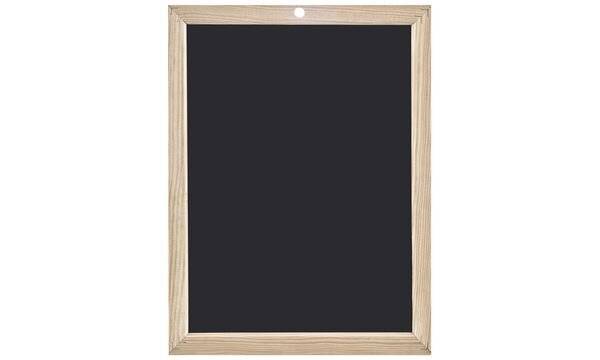 Wonday Schreibtafel, blanko, (B)400 x (H)600 mm, schwarz-2