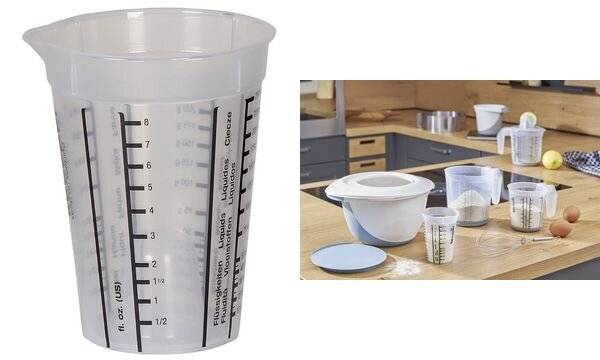 keeeper Messbecher "mario", 0,25 Liter, PP, transparent (6440397)