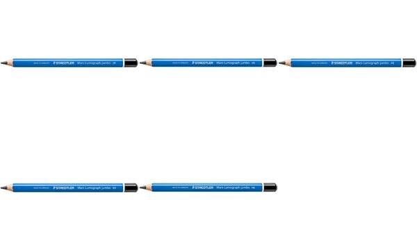 Bleistift Mars LumographJumbo 4B blau-2