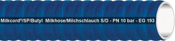 Saugschl. MILKCORD®/SP/BUTYL ID 38,0mm AD 50,0mm L.40m Blau Wandst.6,0mm