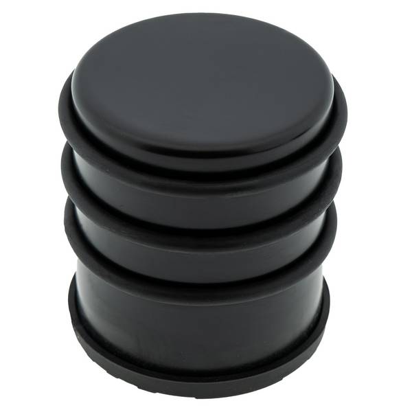 1 x Türstopper gummiert Ø 74 x 80 mm hoch Mattschwarz