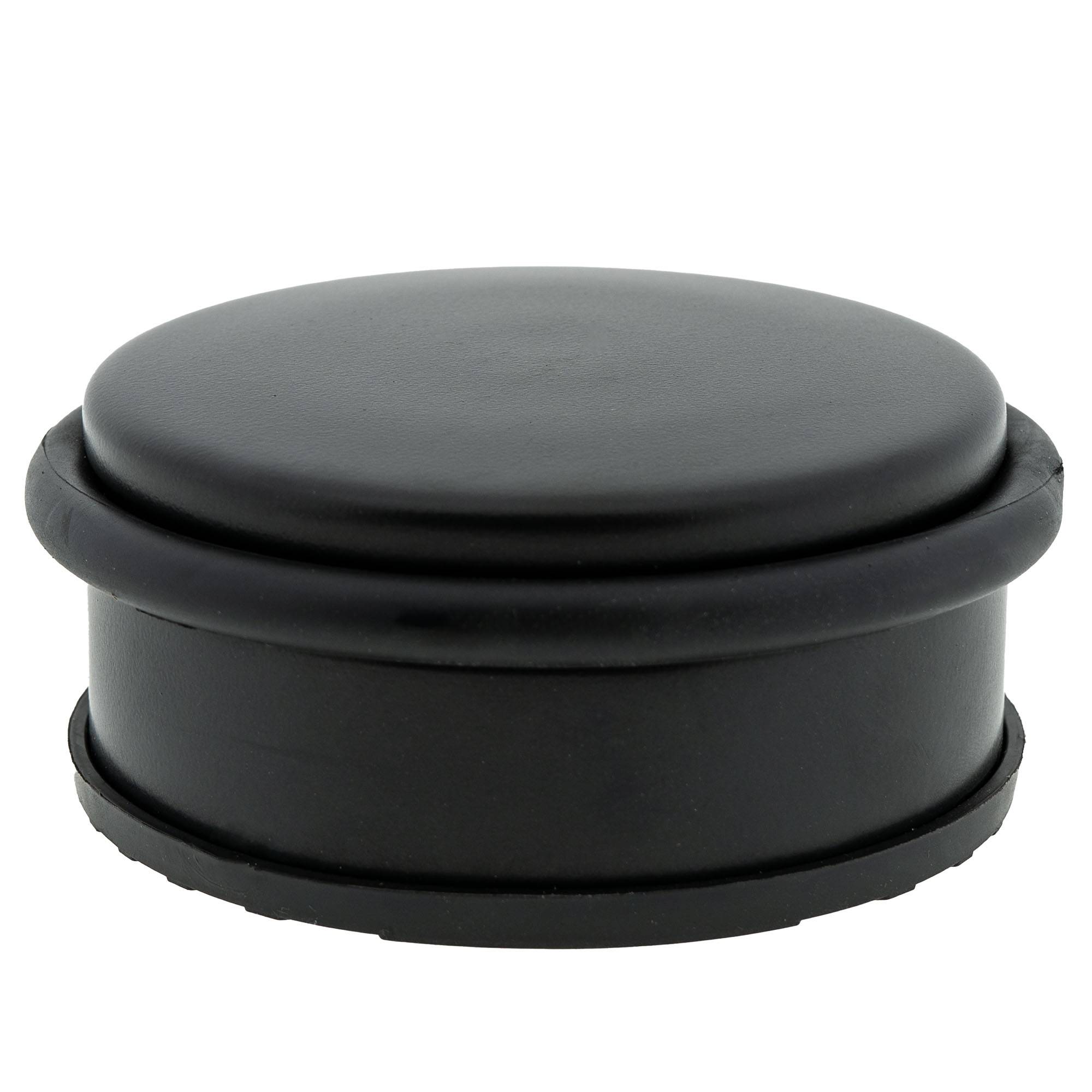5 x Türstopper gummiert Ø 104 x 45 mm niedrig Mattschwarz-2