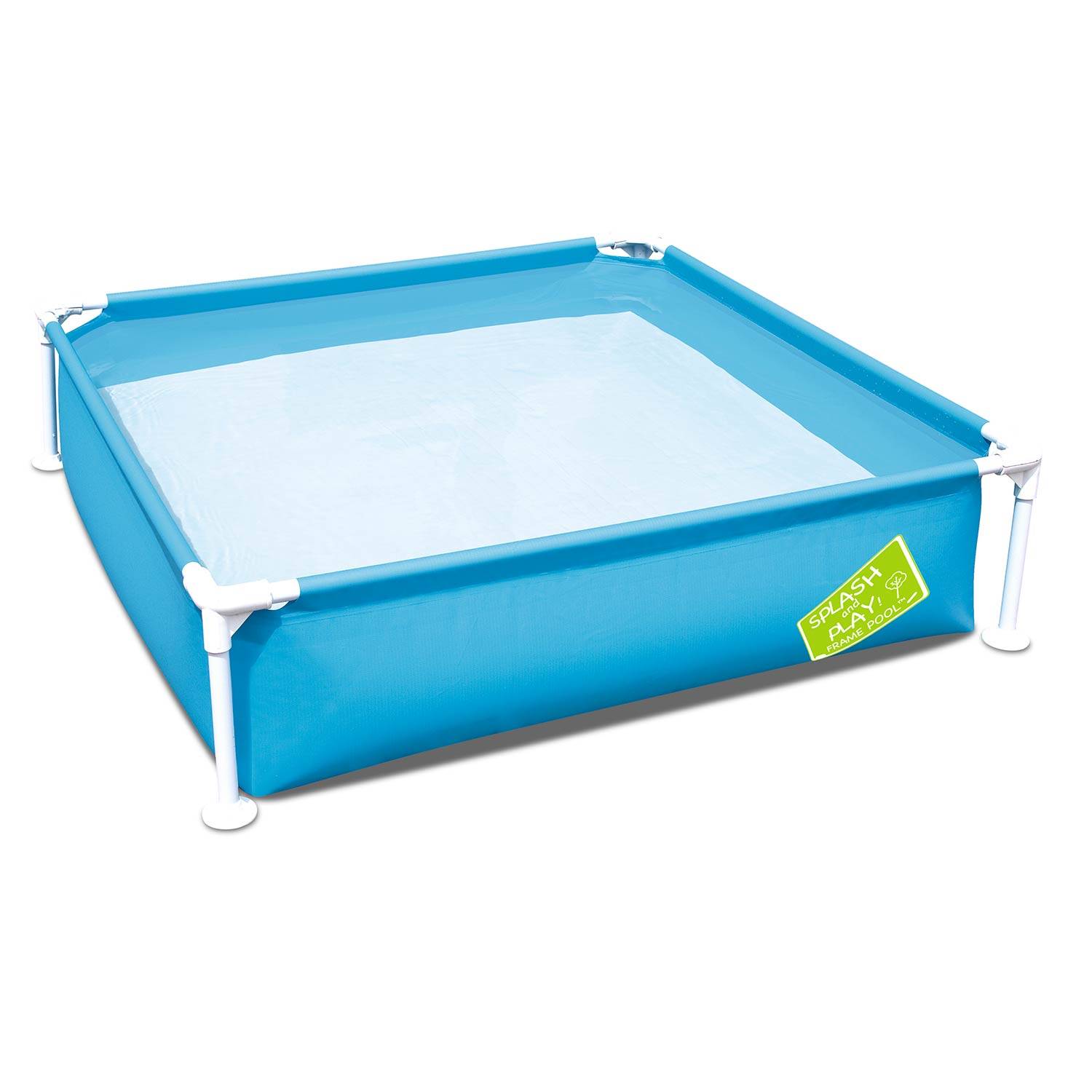 Bestway-Schwimmbecken mit Stahlrahmen, 122 x 122 x 30,5 cm-0