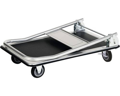 pro-bau-tec® 14020 Plattformwagen klappbar, Feststeller Stahlblech Traglast (max.): 150 kg-1