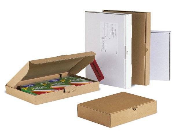 TRANSPAK 5233022 Klappschachtel 1-wellig Maße 250x180x43mm C5 1.2E braun Steckve-2