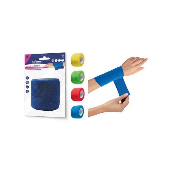 Lifemed selbsthaftende Bandage, 100 mm x 2,8 m