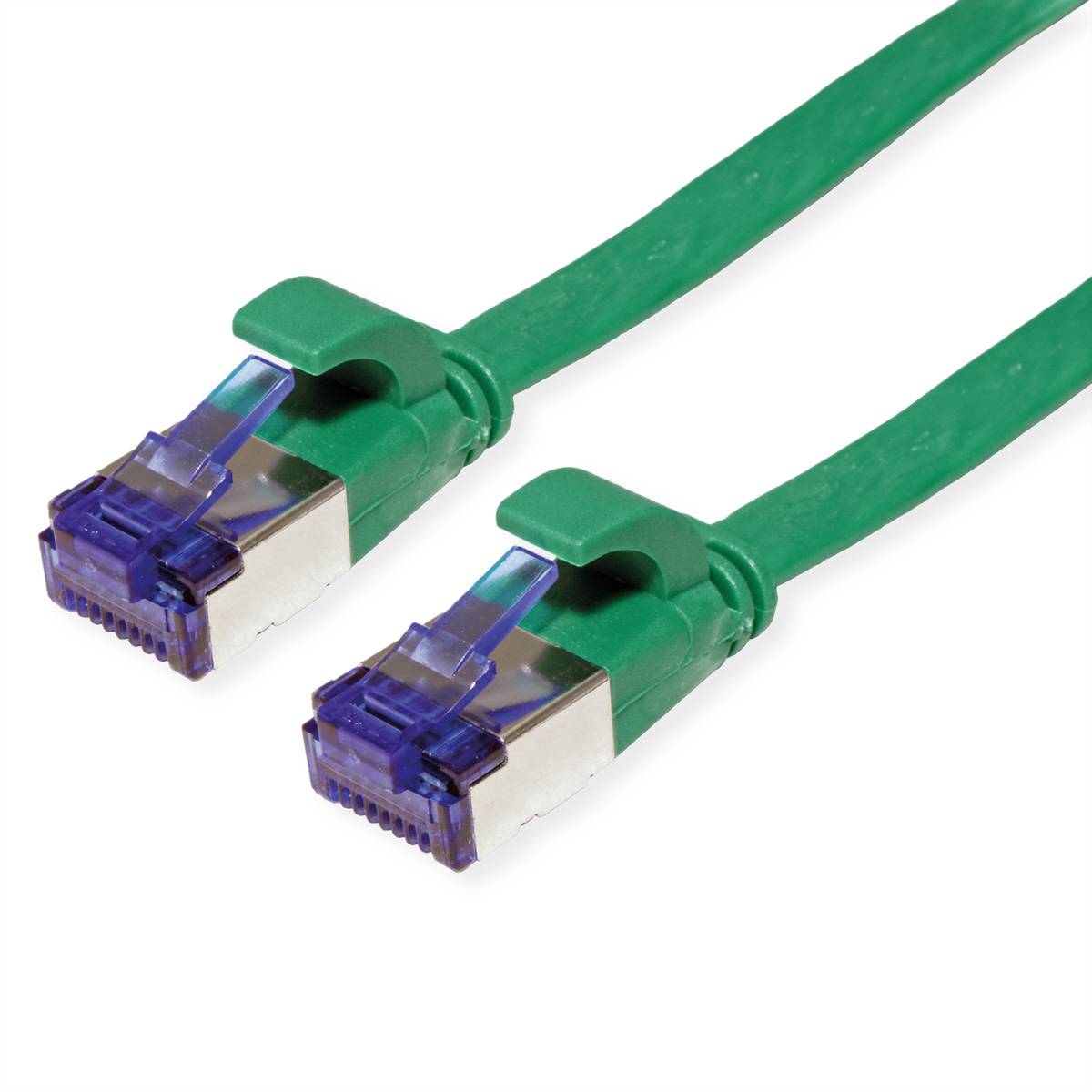 VALUE Patchkabel Cat.6A (Class EA) FTP, extra-flach, grün, 1,5 m-0