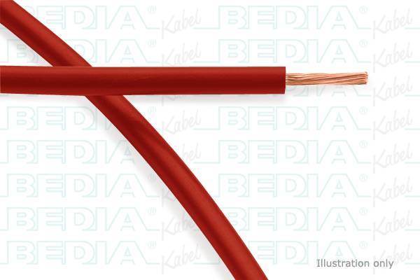 BEDIA 1110903, PVC-Fahrzeugleitung mit dünnwandiger Isolierung FLRY-A 0.50 mm² rd (105°C)-0